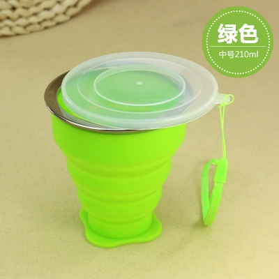 Силиконовая портативная складная зубная щетка для путешествий