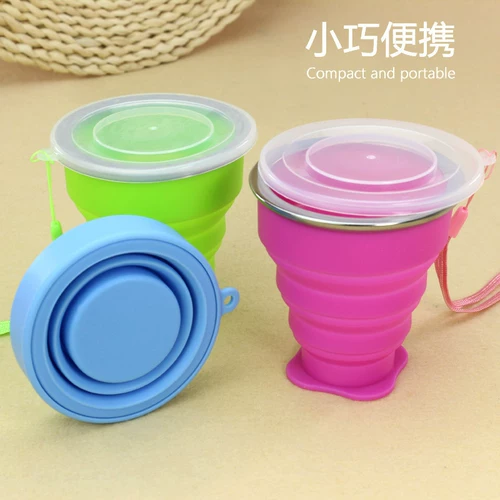 Силиконовая портативная складная зубная щетка для путешествий