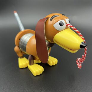 玩具总动员4机器人巴斯光年胡迪75周年版 弹簧狗模型玩具儿童摆件