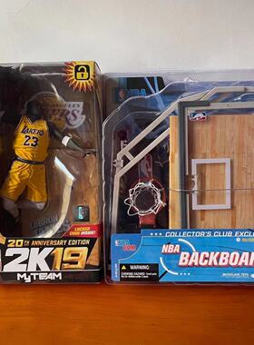 麦克法兰NBA 2k19詹姆斯人偶湖人黄衣23号公仔科比篮球模型手办礼