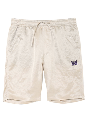 自产 X 联名NEEDLES蝴蝶刺绣五分裤丝亮滑柔软透气男女日潮短裤