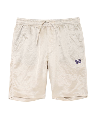 自产 X 联名NEEDLES蝴蝶刺绣五分裤丝亮滑柔软透气男女日潮短裤