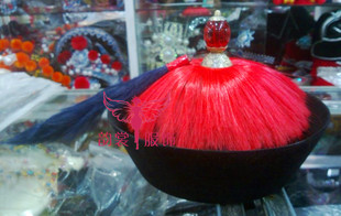 影视服装戏曲戏剧头饰 京剧婺剧戏帽 暖帽 清朝官员帽子 清代官帽