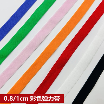 0.8/1cm弹力后领包条织带