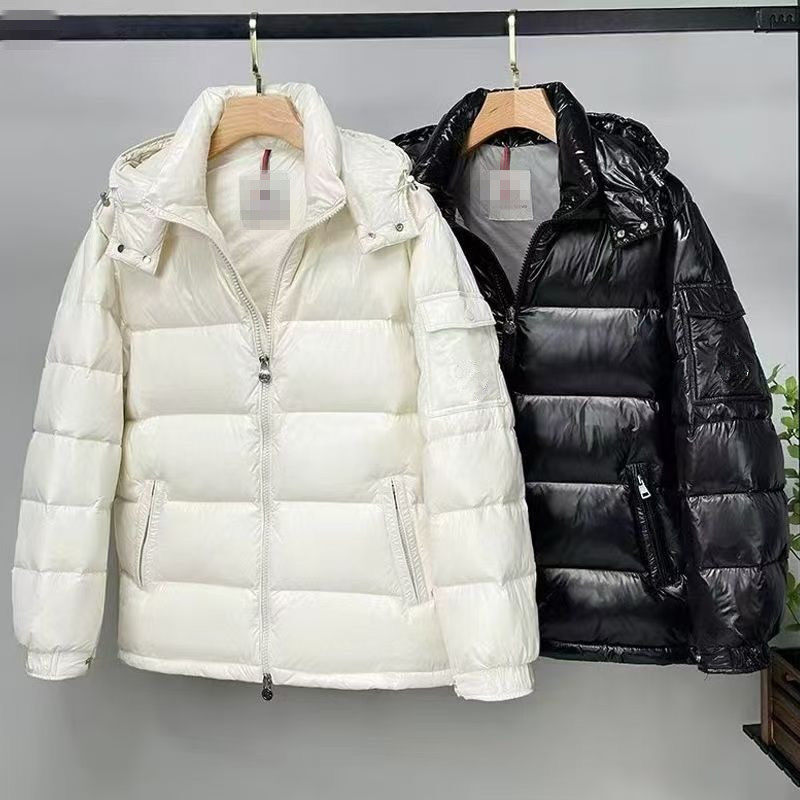 羽绒服男女同款短款2025冬季新款加厚韩版潮流亮面情侣装长款外套