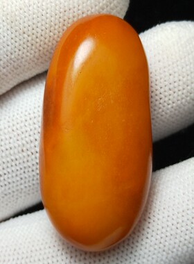 20.17克和田玉黄沁籽料原石A03天然新疆油润肉细吊坠毛孔清晰