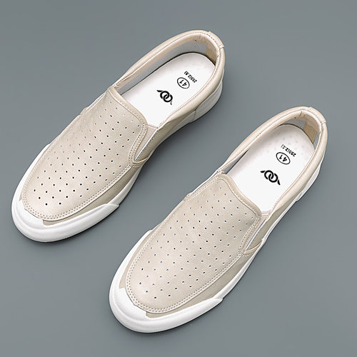 乐福鞋镂空休闲鞋韩版潮流透气