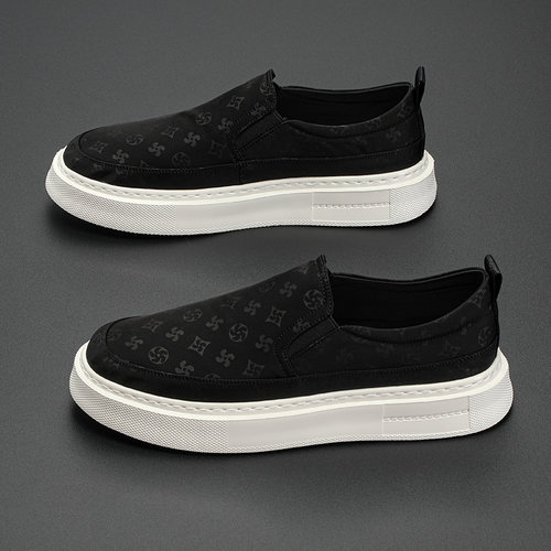 布鞋男2025夏季透气休闲帆布鞋