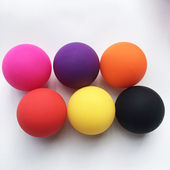 连体实心硅胶筋膜球 肌肉放松筋络穴位瑜伽健身球 肩颈足底按摩球