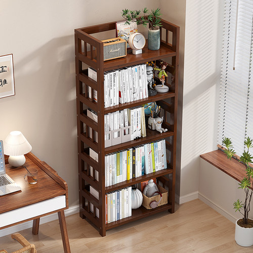 儿童书架置物架落地靠墙多层简易书柜客厅2026新款家用书本收纳架 - 封面