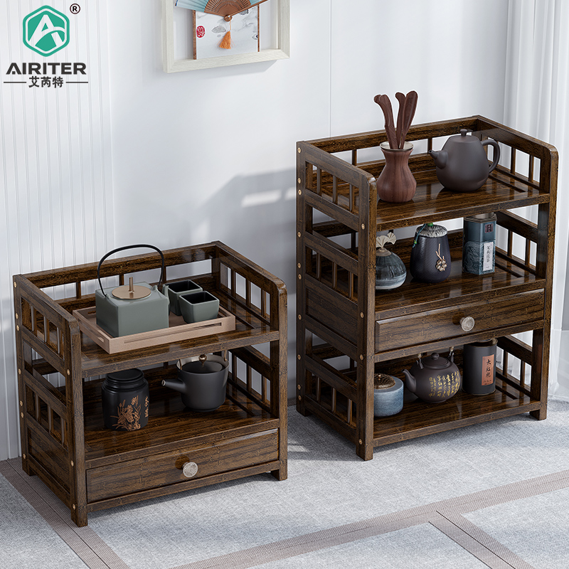 艾芮特简约现代楠竹茶叶家茶水架