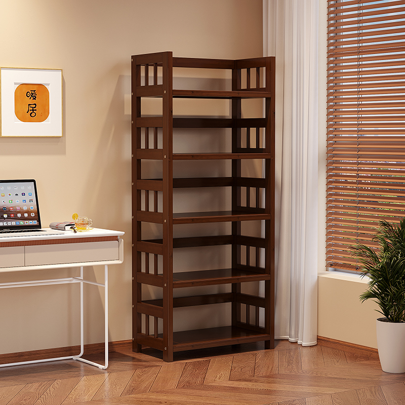 书架落地多层置物架简易学生