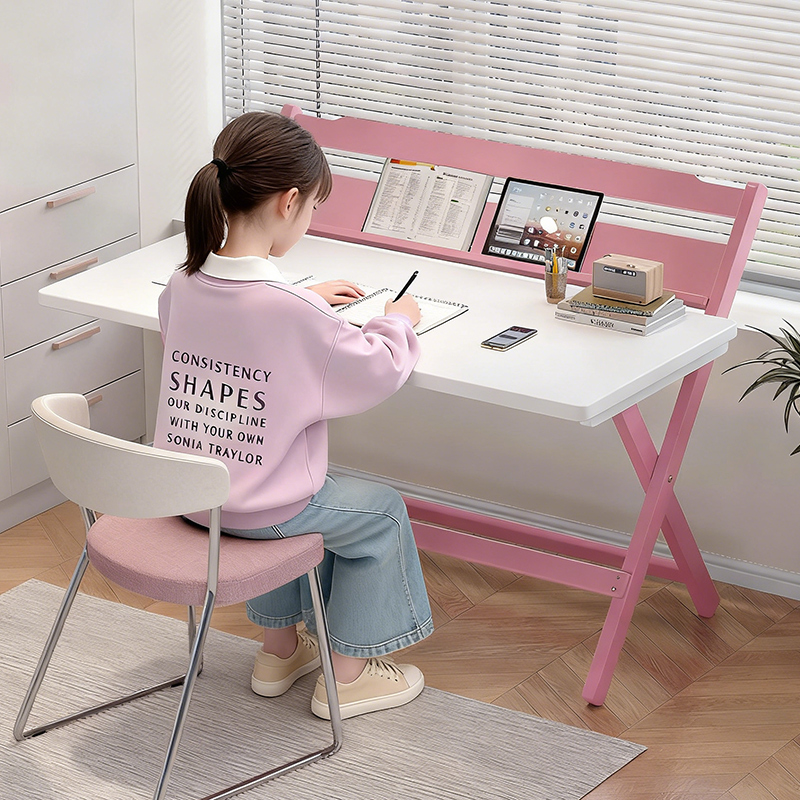 艾芮特免安装可折叠儿童学习桌