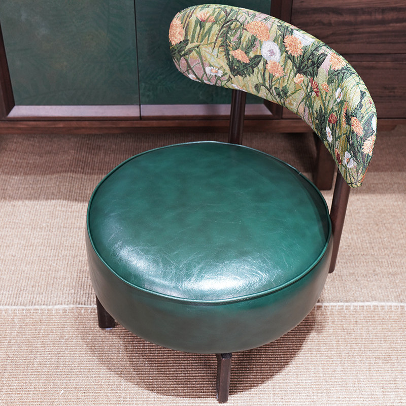 儿童小椅子靠背矮款旋转家用小凳子结实耐用沙发凳圆凳轻奢高级感