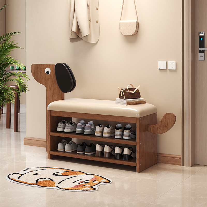 艾芮特小狗换鞋凳创意动物坐凳