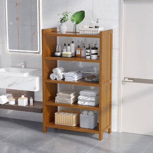 浴室置物架免打孔落地多层