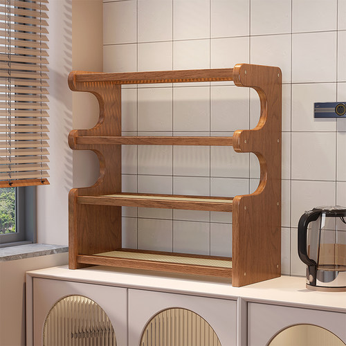 楠竹多层桌面杯架杯子置物架