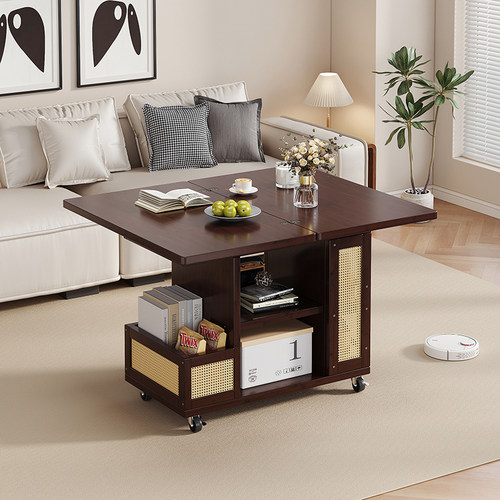 沙发边几可移动茶几小推车客厅2025新款卧室床边桌中古桌子置物架