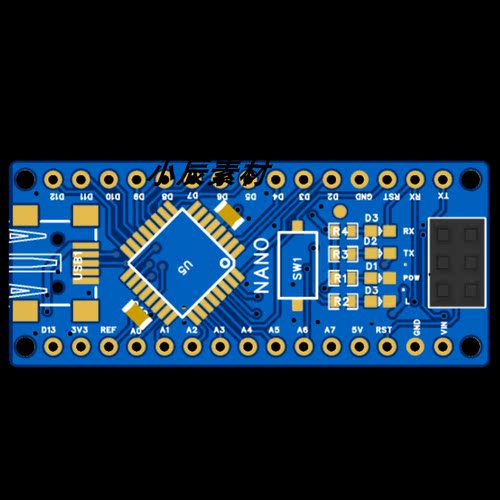 Nano V3.0 ATMEGA328P 原理图+PCB 立创EDA专业版源文件