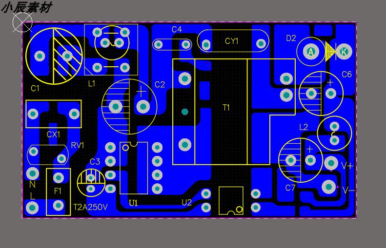 220v转12v12wpcb 原理图 boom dk112方案