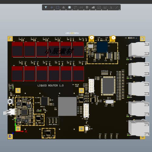 xilinx artix-7 FPGA电路设计资料原理图pcb图XC7A50T-1FGG484C