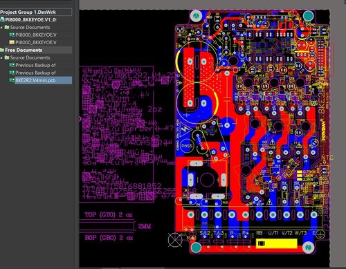 增强型变频调速器PI8000 包含源码 PCB 原理图（protel格式）