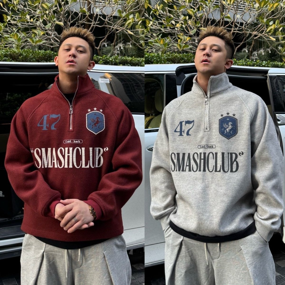 秋冬潮牌羊毛混纺半拉链立领卫衣男时尚百搭加绒加厚休闲打底上衣,男装,卫衣,淘宝优惠券,粉丝福利购,淘宝优惠卷