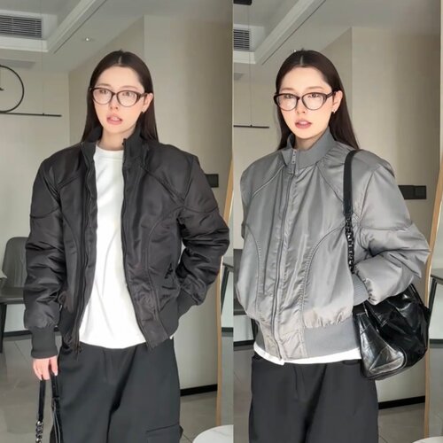 冬季美式工装三防立领夹克棉服