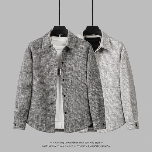 秋季高级感编织毛呢小香风外套