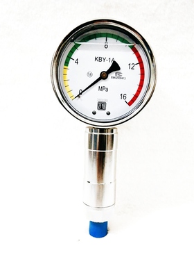 正品保证泥浆泵耐震压力表ZFYB无锡市珠峰仪表包邮实拍16Mpa  KBY