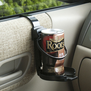 日本YAC汽车门边挂式饮料架烟灰缸置物支架车载门侧水杯座茶杯架