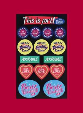 简约thence迷你装饰贴纸 VARIETY MINI STICKER_SEAL