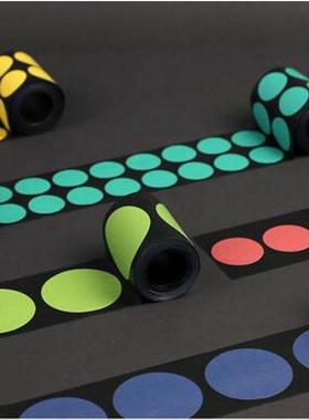 韩国进口Formtec双排圆形多功能装饰贴纸卷25mm my sticker 23-29