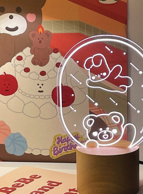 日韩卧室装饰malling booth USB心情装饰夜灯mood lamp