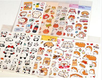 mong mong space 可爱动物装饰贴纸 deco sticker（10款选）