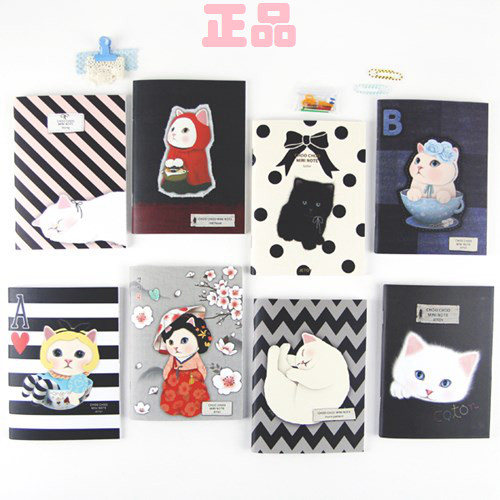 jetoy可爱猫咪迷你记事本 choo choo mini note 单本（8选）