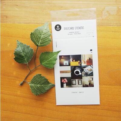 韩国进口JR Stricker 明信片贴纸 these days 1501