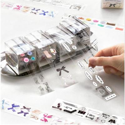 iconic美纹手帐切模贴纸胶带DECO KISS CUTTAPE 01-04 单卷 4款选