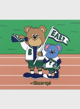 韩国进口EARP EARP 印花鼠标垫 Cheer leader brody and pinn
