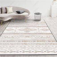 The Nordic-style Moroccan homestay features large floor MATS in the living room, full carpeting in the bedroom, and a doormat beside a young girl's bed thumbnail 6