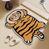 卡通硅藻泥吸水垫新款 浴室地垫厕所卫生间门口防滑干脚垫异形地毯