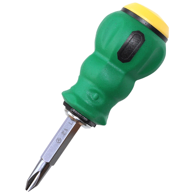 老A 迷你十字一字两用螺丝刀S2短柄螺丝批起子6X38MM萝卜头改锥