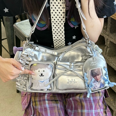 【全款】小泡芙花边痛原创少女痛包追星小食量学生日常单肩斜挎