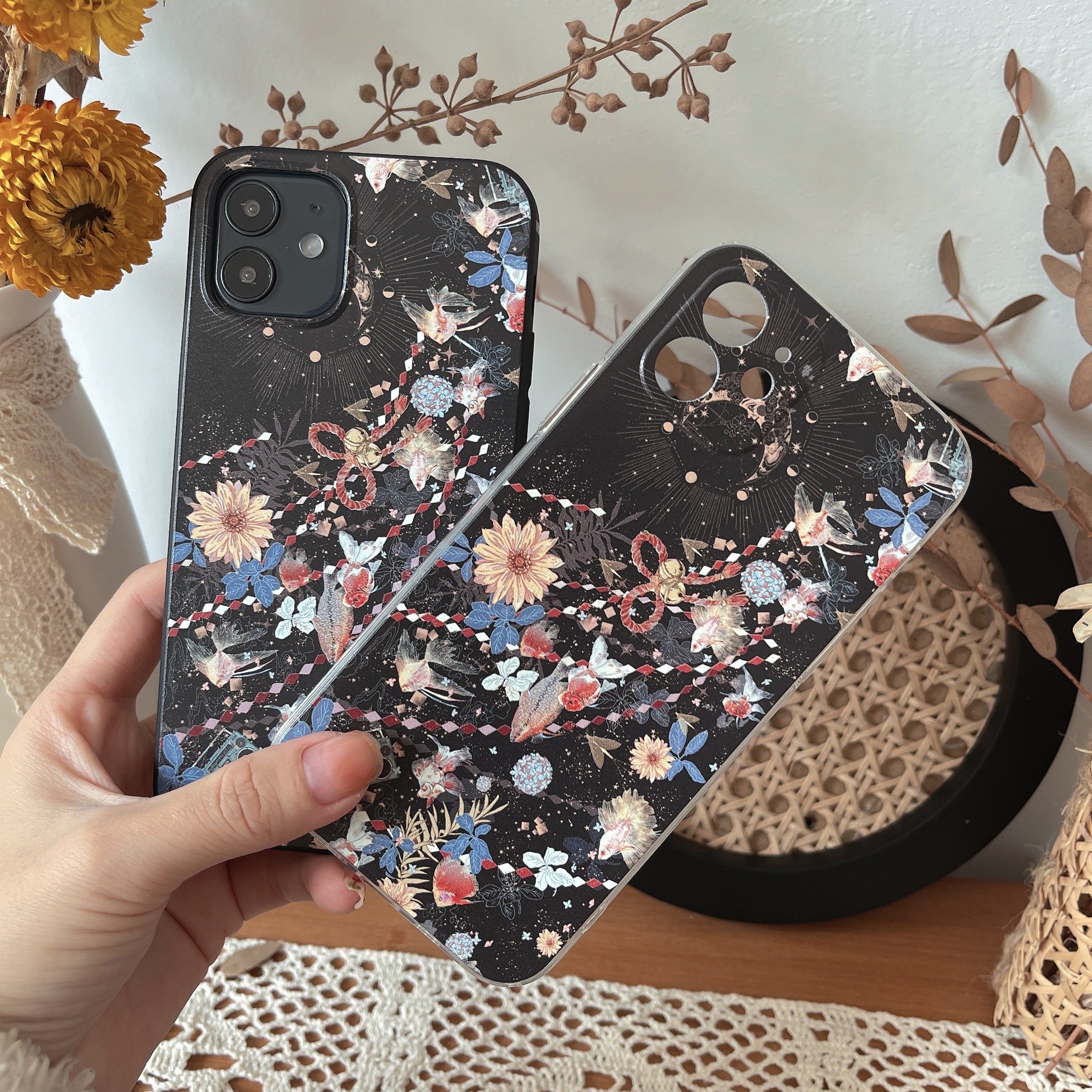 月下奇谭原创设计适用苹果12/13可爱华为p50vivo oppo安卓手机壳,3C数码配件,手机保护套/壳,淘宝优惠券,粉丝福利购,淘宝优惠卷