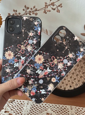 月下奇谭原创设计适用苹果12/13可爱华为p50vivo oppo安卓手机壳