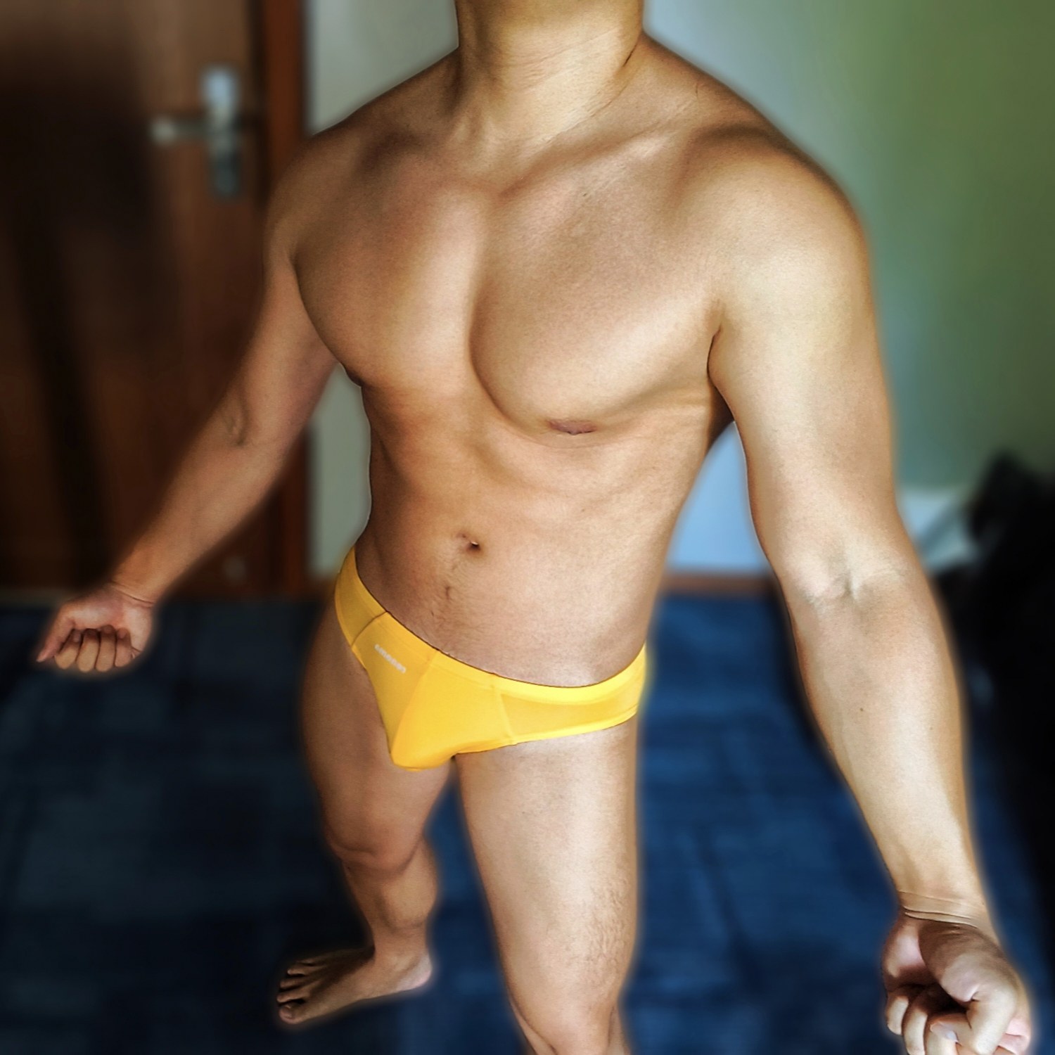 renoma内裤 男内裤 低腰三角 冰丝 大囊袋 男比基尼 男运动内裤