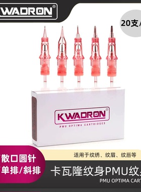 Kwadron卡瓦隆纹身一体针割线圆针上色打雾排针纹身针20支/盒