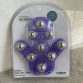 九龙珠按摩器按摩刷经络刷塑身美体手套式 全身用经络刷滚珠按摩器