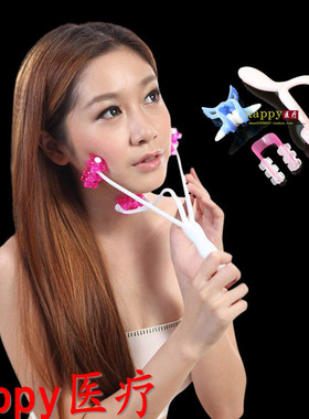 脸部按摩器滚动按摩按摩棒下巴按摩鼻部按摩器v脸达贺脸部按摩滚