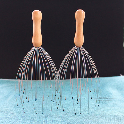 八爪鱼头部按摩爪灵魂提取神器抓头皮器头疗按头挠头抓头五爪28爪